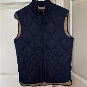 Men’s J Crew Mercantile Navy Quilted Vest XS